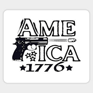 1776 America 2nd Amendment Sticker